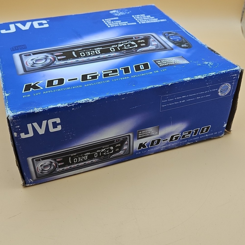 JVC KD-G210 CD Player Radio In Dash Receiver Automotive Vehicle Audio Brand New - Picture 7 of 9